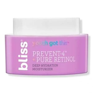 Bliss Youth Got This Prevent-4 + Pure Retinol Deep Hydration Moisturizer